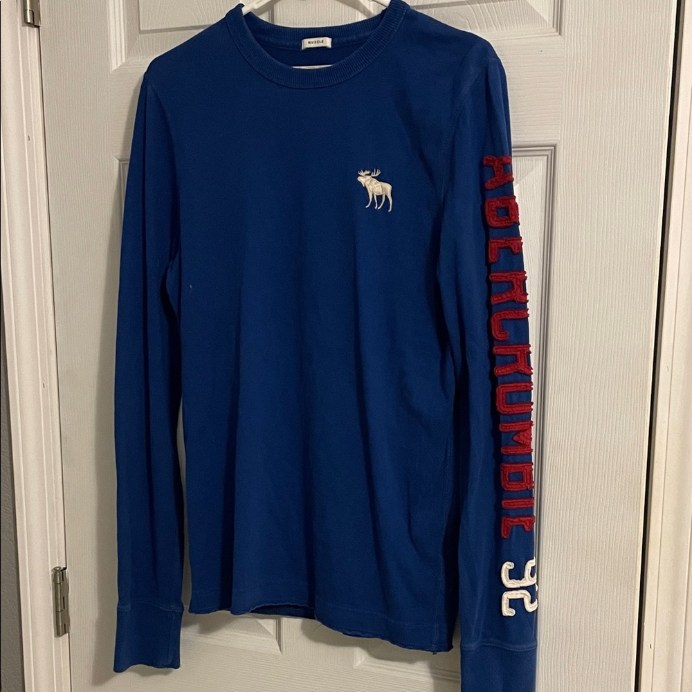 Abercrombie & Fitch Royal Blue Long Sleeve Tee